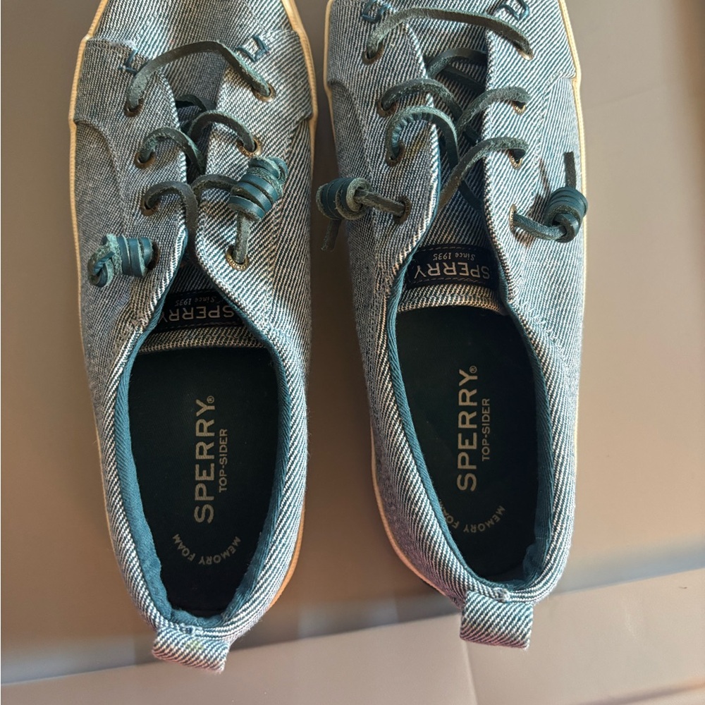Sperry Top-Sider Blue Canvas Shoes